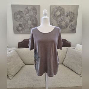 Crazy Shirts Chocolate Dyed T-shirt Sz Lg